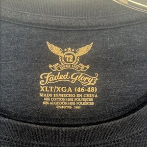 Faded Glory Navy Blue Long Sleeve Tee